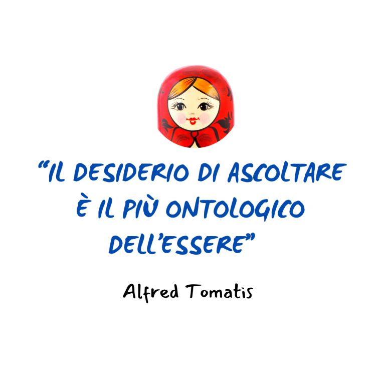 Il desiderio di ascoltare è il più ontologico dell’essere.